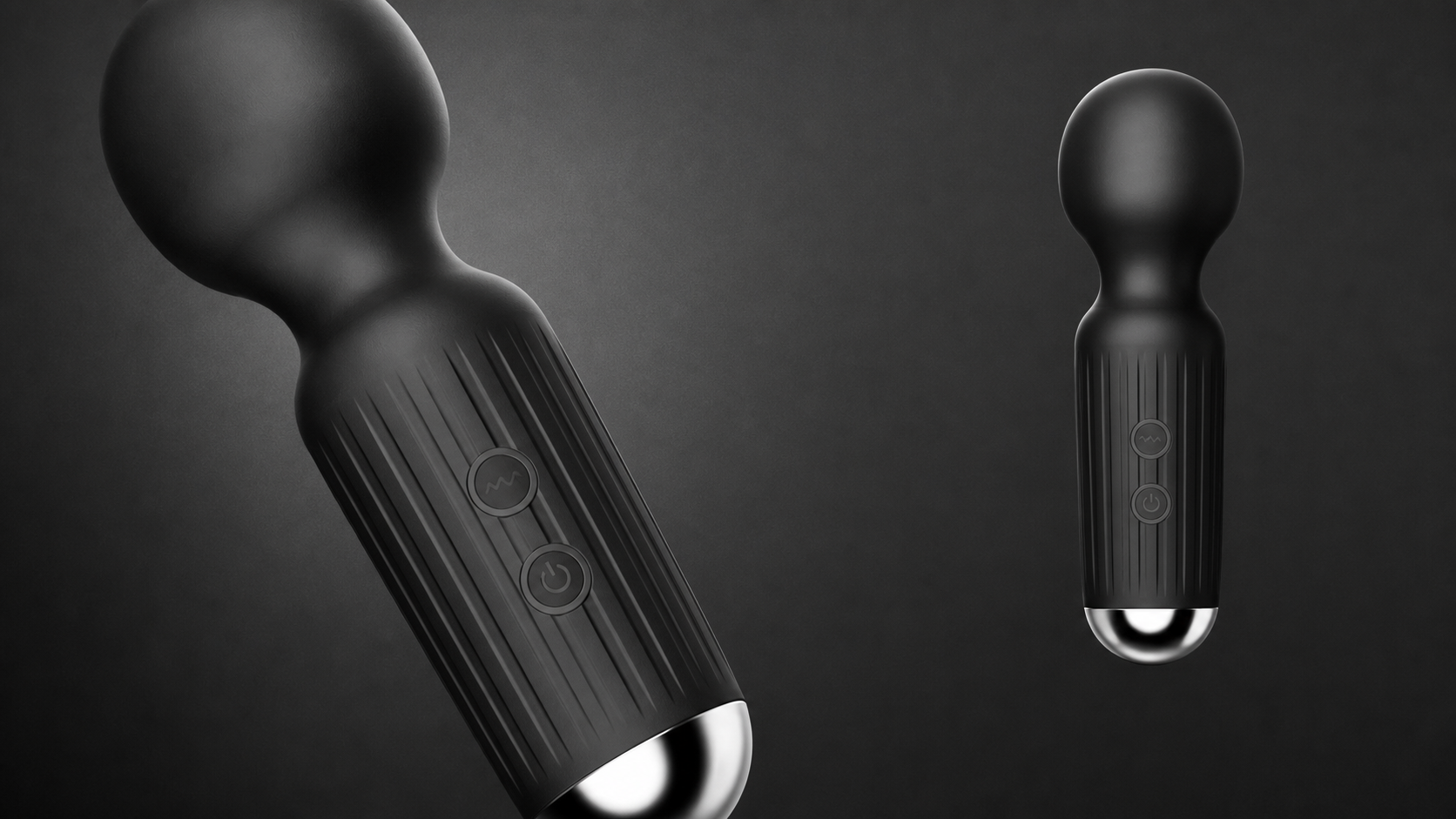 Rotating Spherical Head Handheld Vibrator — 控制、调节或功能开口