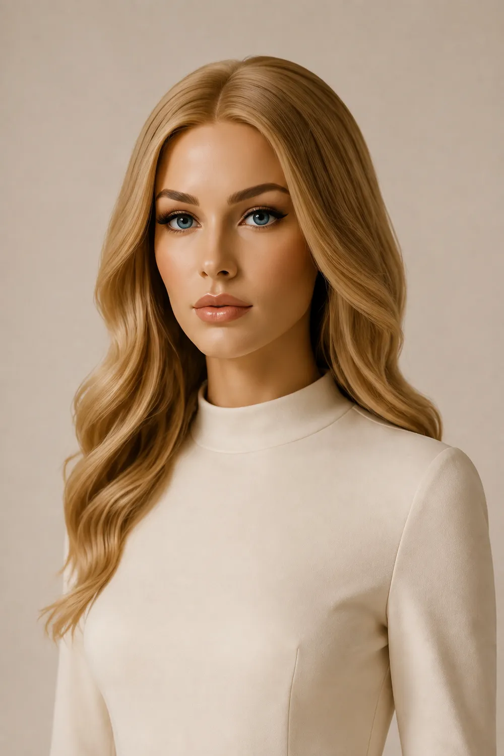 Nora Muse Edition doll — face and hair detail, AI demo