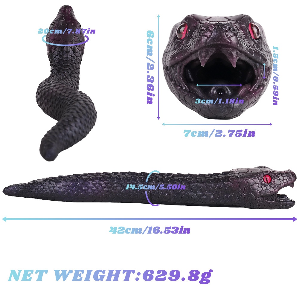 Snake-Shaped Masturbator with IPX7 Waterproof Design product view 9