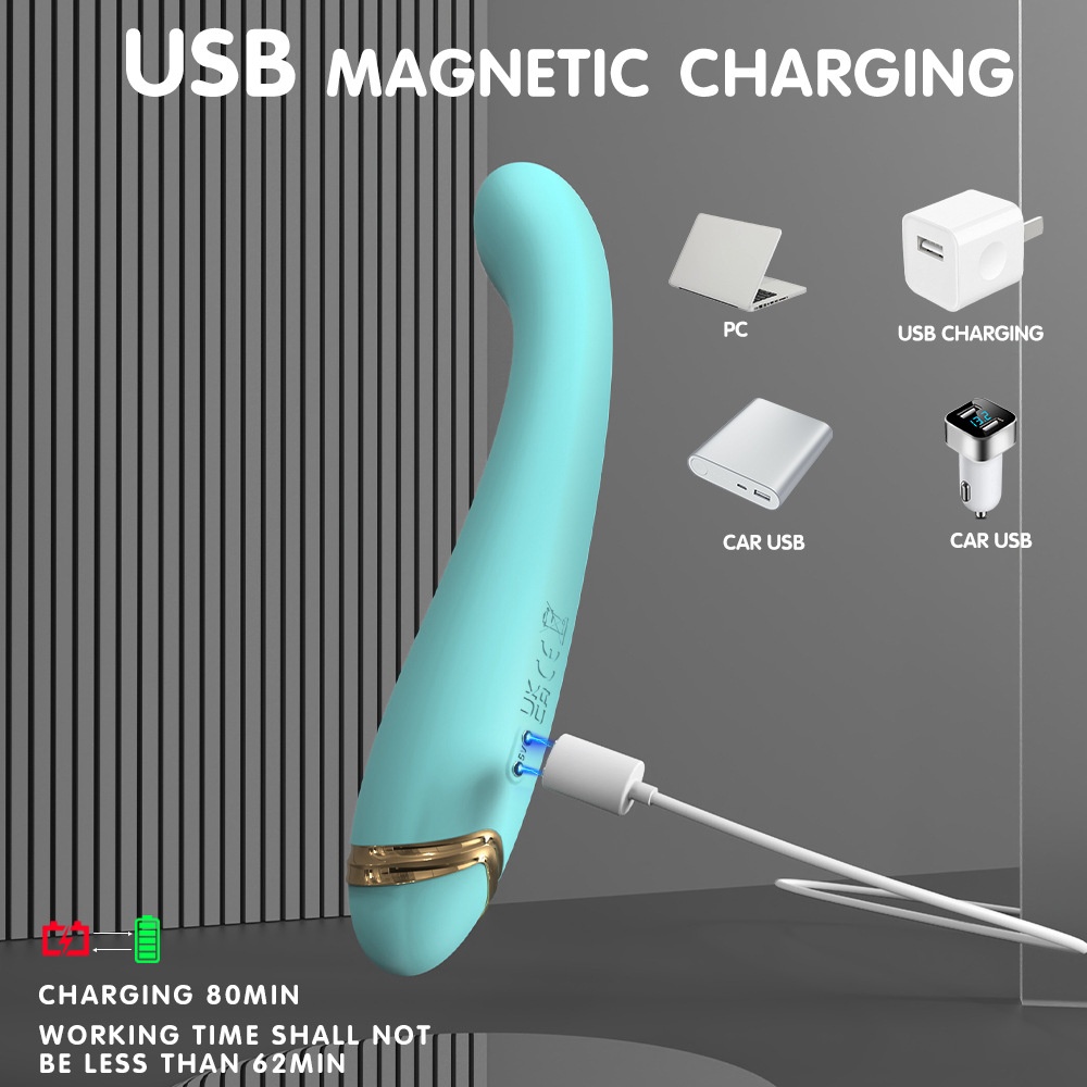 Curved G-Spot Vibrator with 9 Vibration Modes product view 3