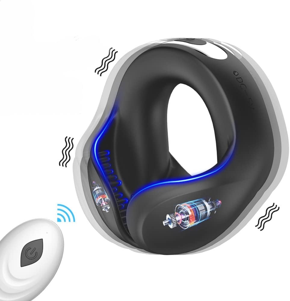 Vibrating Cock Ring with Included Remote Control product view 2