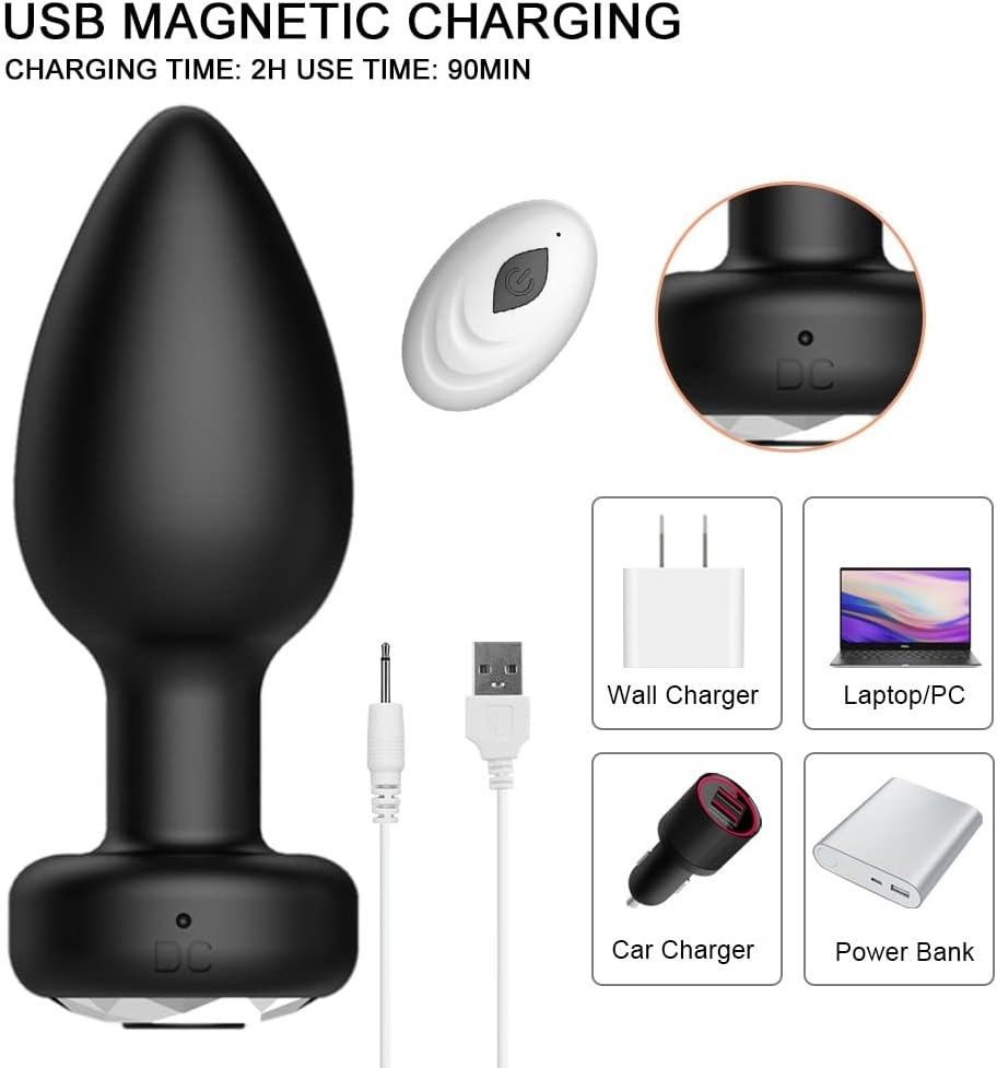 Wireless Remote Control Anal Plug product view 8